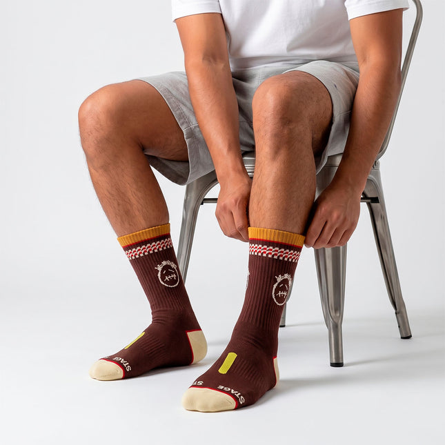 Medias Hip Hop algodon Marron