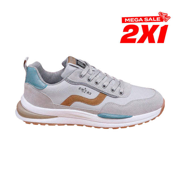 Zapatillas Hombre Melbor Gris Moqenko