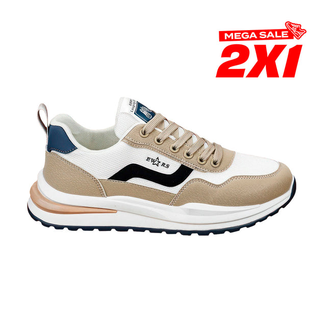 Zapatillas Hombre Melbor Marron Moqenko