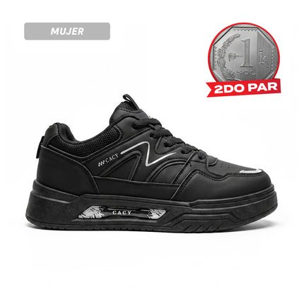 Zapatillas Mujer C13 - 927 Negro