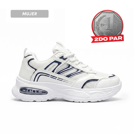 Zapatillas Mujer B6 - 702 B-Azul