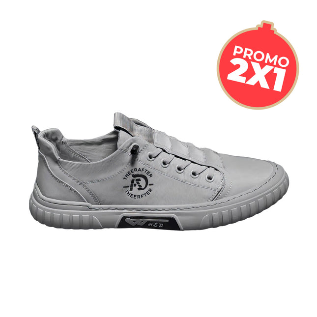 Zapatillas Hombre Toronto Gris Moqenko