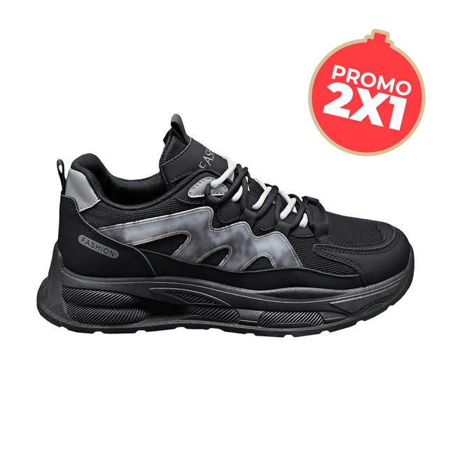 Zapatillas Hombre Dabi Negro Moqenko