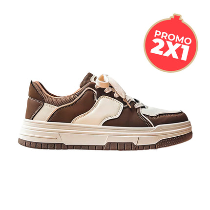 Zapatillas Hombre Lyon Marron Moqenko