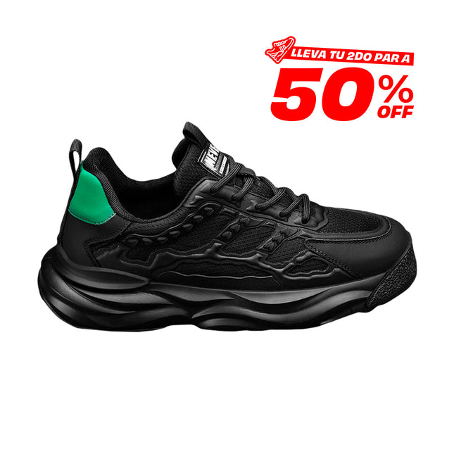 Zapatillas Hombre Never Negro Moqenko