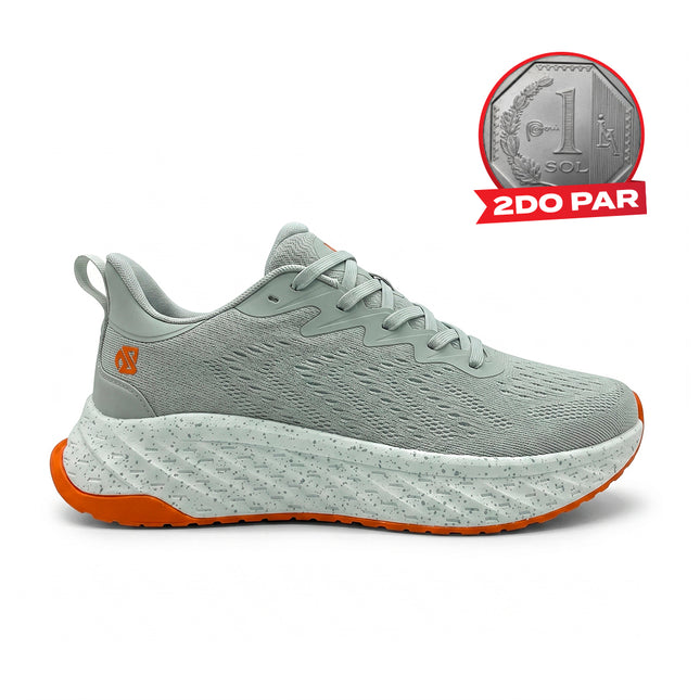 Zapatillas Nimbus Jacquard Gris Unisex Moqenko