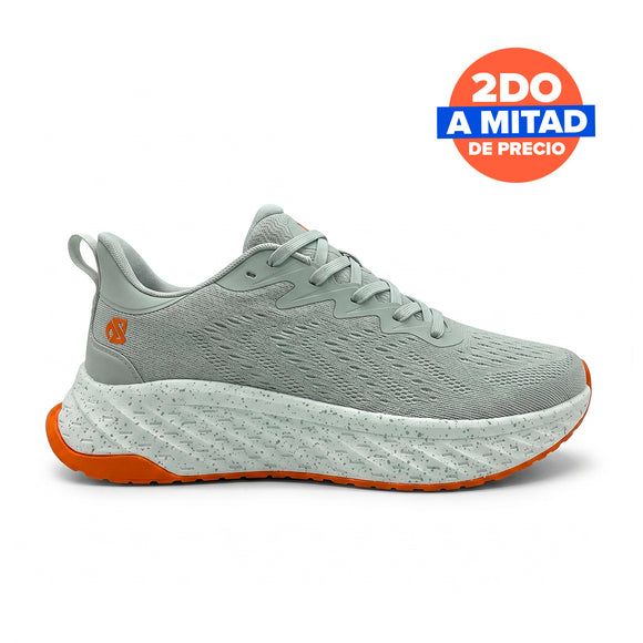 Zapatillas Nimbus Jacquard Gris Unisex Moqenko