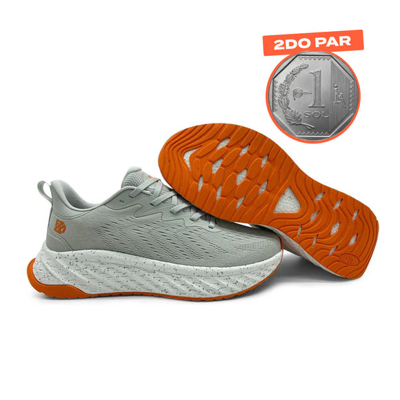 Zapatillas Nimbus Jacquard Gris Unisex Moqenko