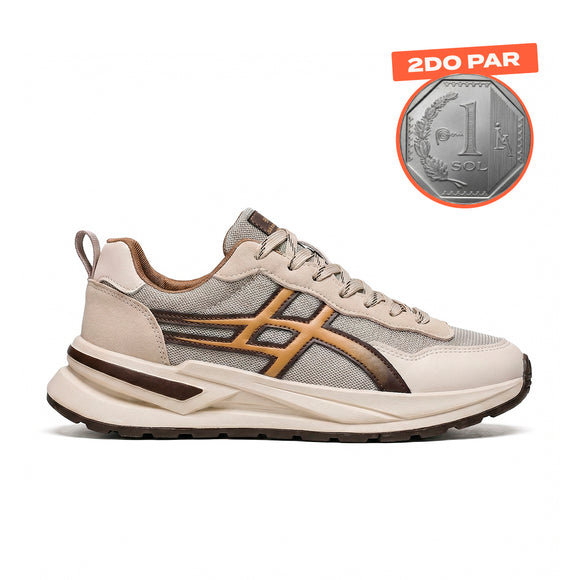 Zapatillas Hombre Nitro Marron Moqenko