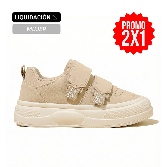 Zapatillas Mujer Nuba Kakhi Moqenko