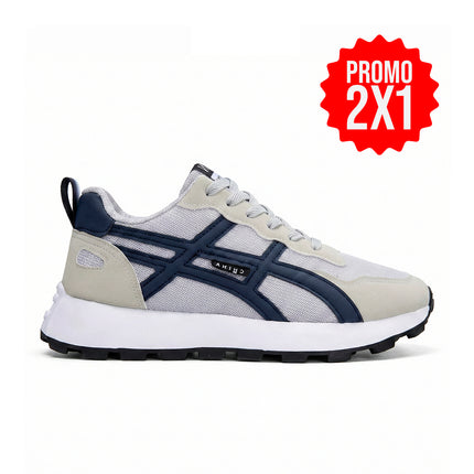 Zapatillas Hombre Pibu Gris Moqenko