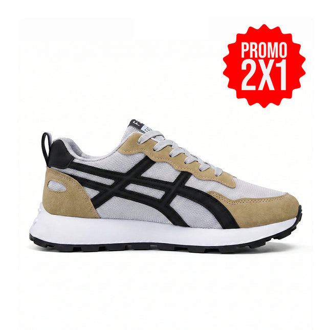 Zapatillas Hombre Pibu Marron Moqenko