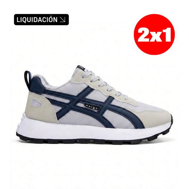 Zapatillas Hombre Pibu Gris Moqenko