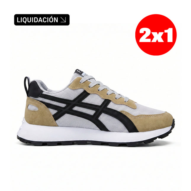 Zapatillas Hombre Pibu Marron Moqenko