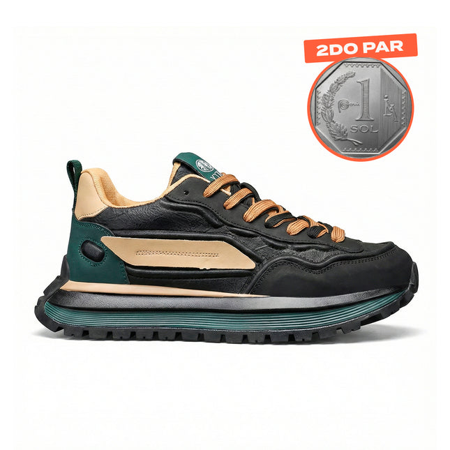 Zapatillas Hombre Ranger Negro Moqenko