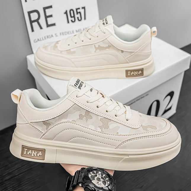 Zapatillas Hombre Tanos Beige Moqenko