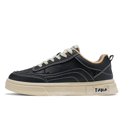 Zapatillas Hombre Tanos Negro Moqenko