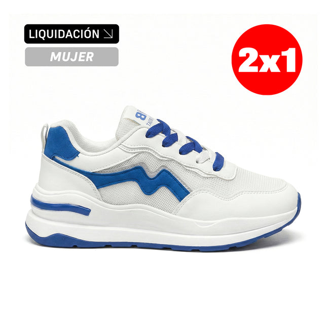 Zapatillas Mujer Skyna Azul Moqenko