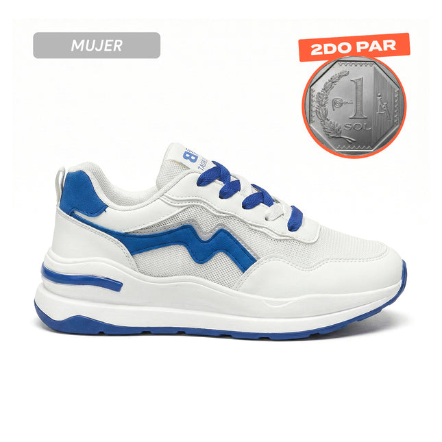 Zapatillas Mujer Skyna Azul Moqenko