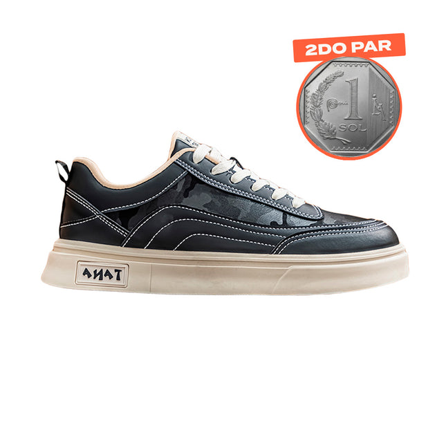 Zapatillas Hombre Tanos Negro Moqenko