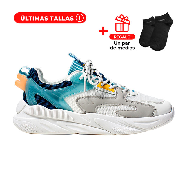 Zapatillas Hombre Titan Azul Moqenko – Últimos pares