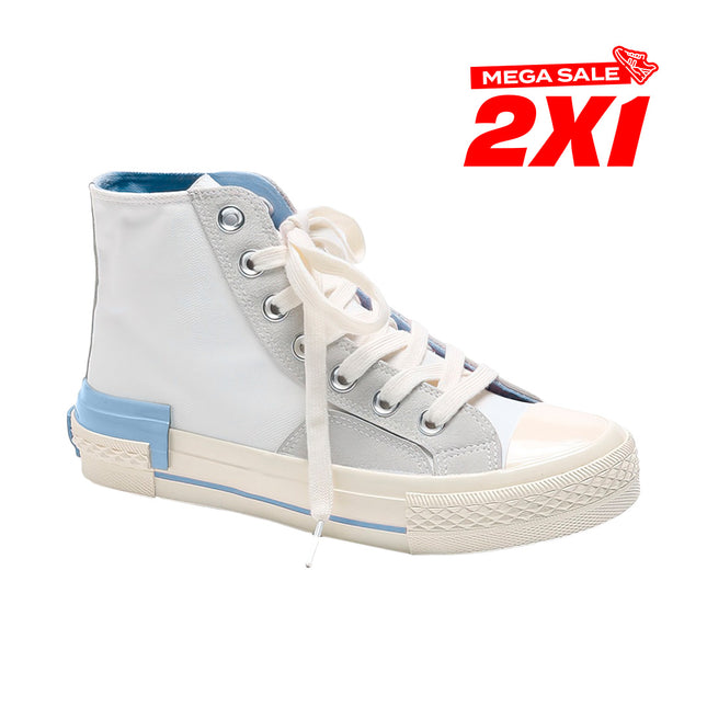 Zapatillas Mujer Tokio Azul Moqenko