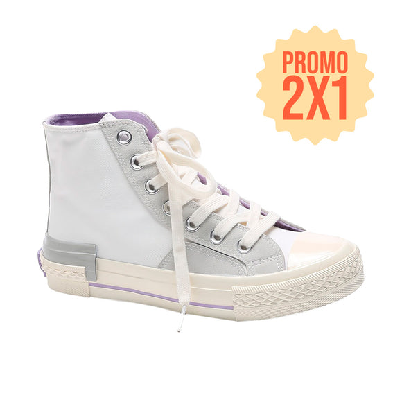 Zapatillas Mujer Tokio Purpura Moqenko