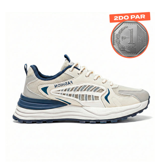 Zapatillas Hombre Vantage Gris Moqenko