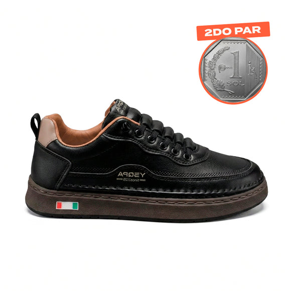 Zapatillas Hombre Vektor Negro Moqenko