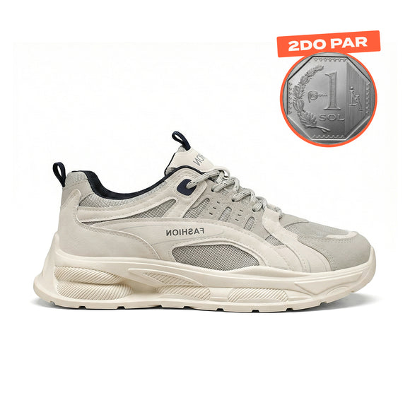 Zapatillas Hombre Vulcano Negro Moqenko