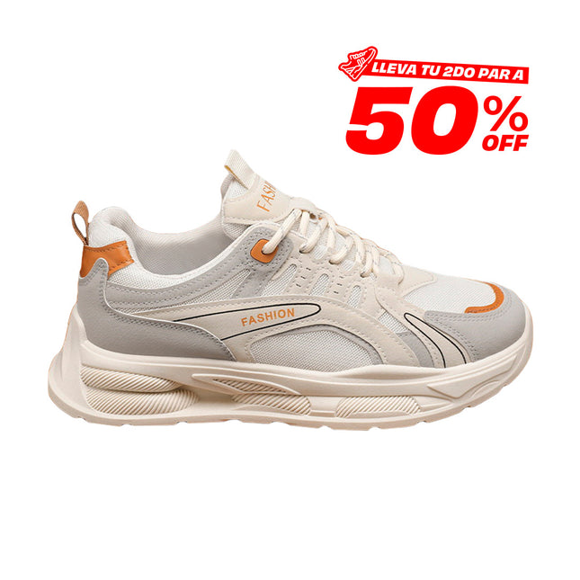 Zapatillas Hombre Vulcano Biege Moqenko