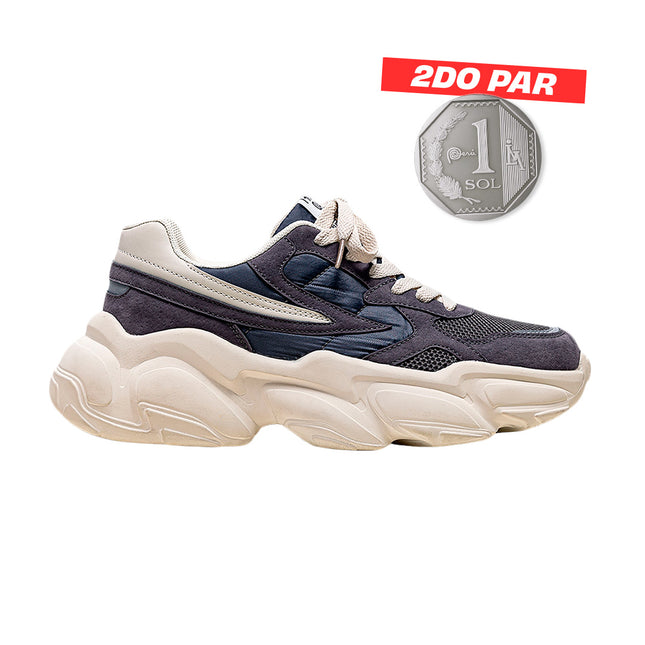 Zapatillas Hombre Vorax Gris Moqenko