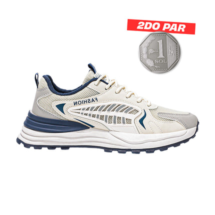 Zapatillas Hombre Vantage Gris Moqenko