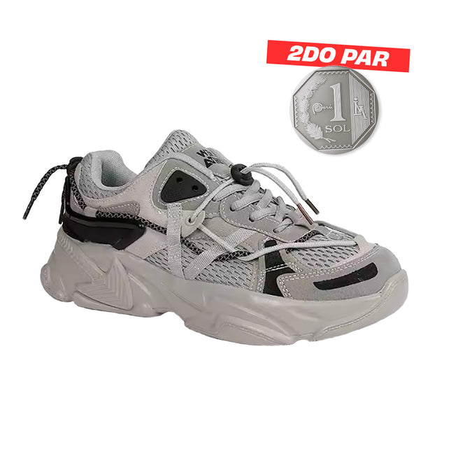 Zapatillas Hombre Nexus Gris Moqenko