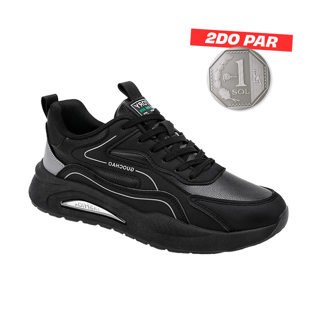 Zapatillas Hombre Kronix Negro Moqenko