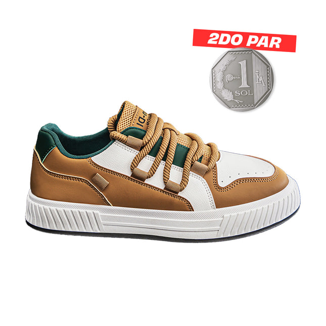 Zapatillas Hombre Kraft Kakhi Moqenko
