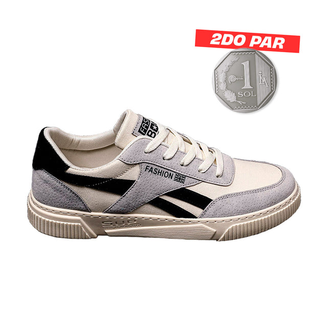 Zapatillas Hombre Flint Negro Moqenko