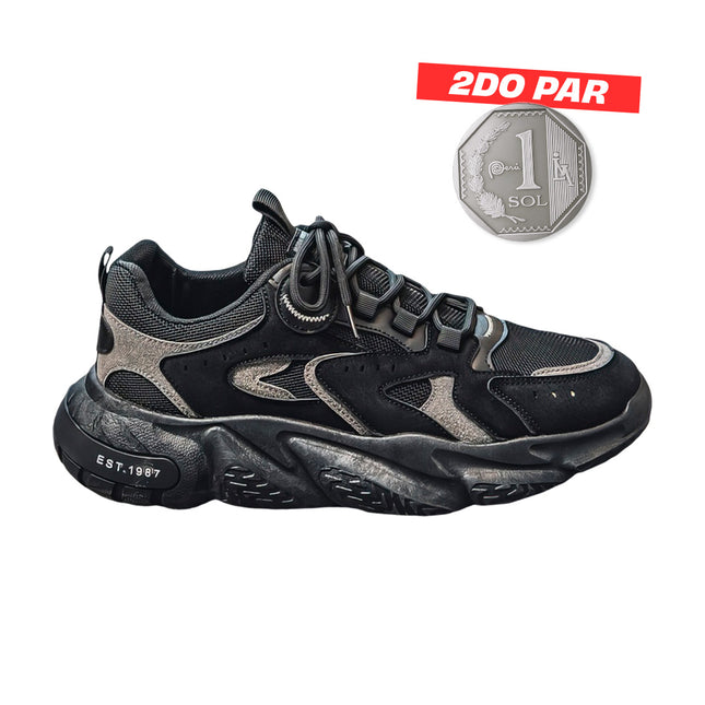 Zapatillas Hombre Austin Negro Moqenko