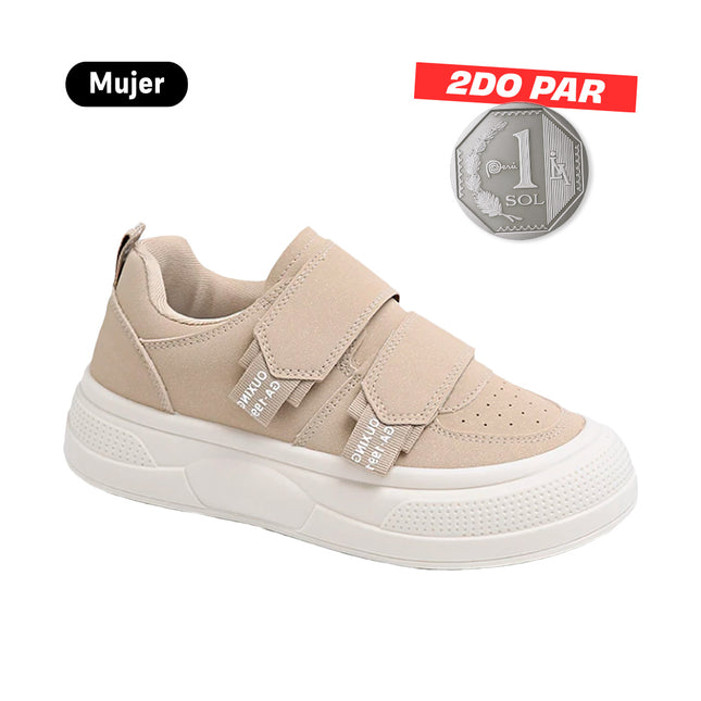 Zapatillas Mujer Nuba Kakhi Moqenko