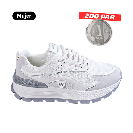 Zapatillas Mujer Nara Gris Moqenko