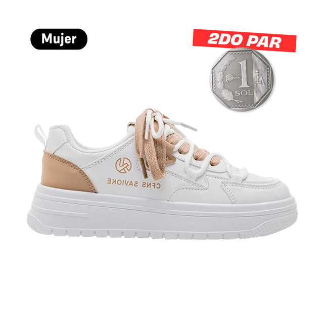 Zapatillas Mujer Luna Marron Moqenko