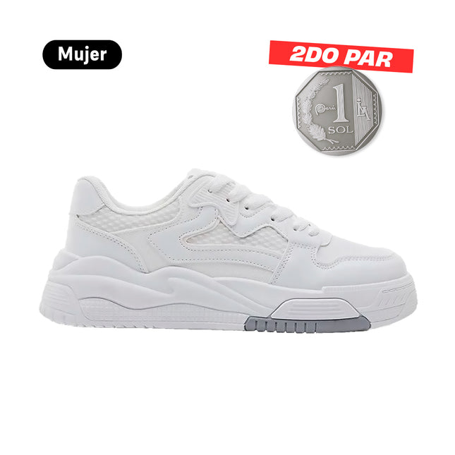 Zapatillas Mujer Livia Blanco Moqenko