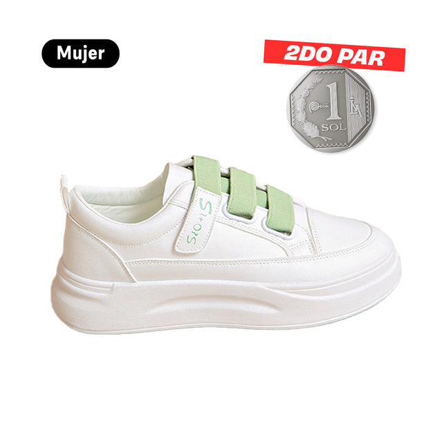 Zapatillas Mujer Ivy Verde Moqenko