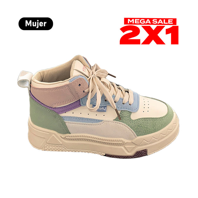 Zapatillas Mujer Uniity Verde Moqenko