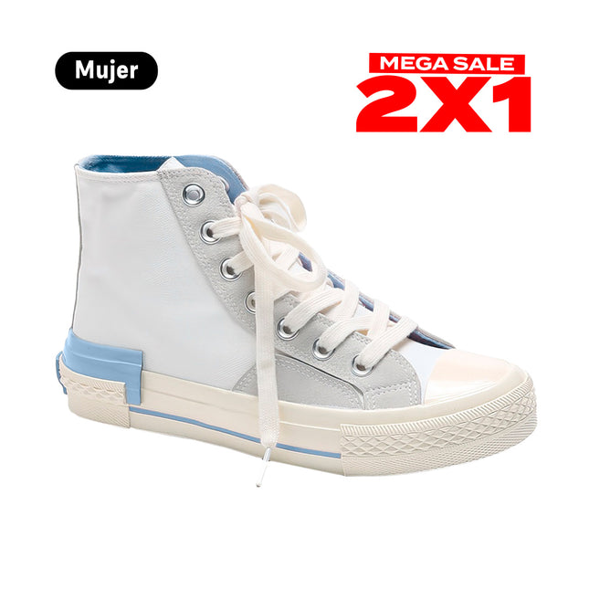 Zapatillas Mujer Tokio Azul Moqenko