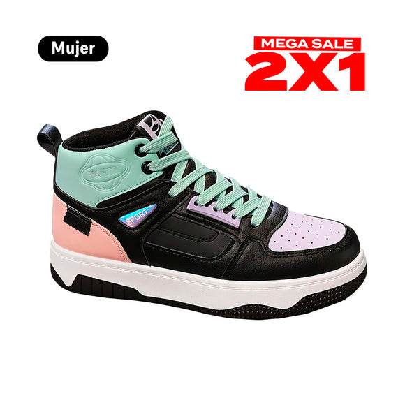 Zapatillas Mujer Atenas Verde Moqenko