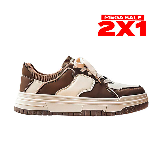 Zapatillas Hombre Lyon Marron Moqenko