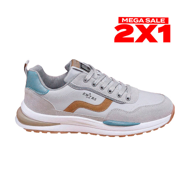 Zapatillas Hombre Melbor Gris Moqenko