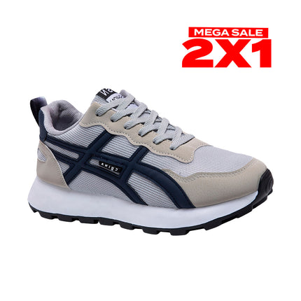 Zapatillas Hombre Pibu Gris Moqenko