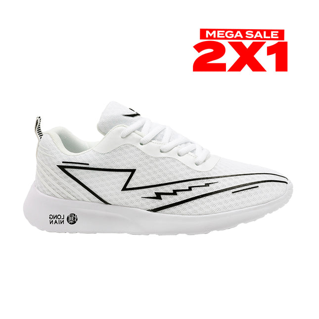 Zapatillas Hombre Long Blanco Moqenko